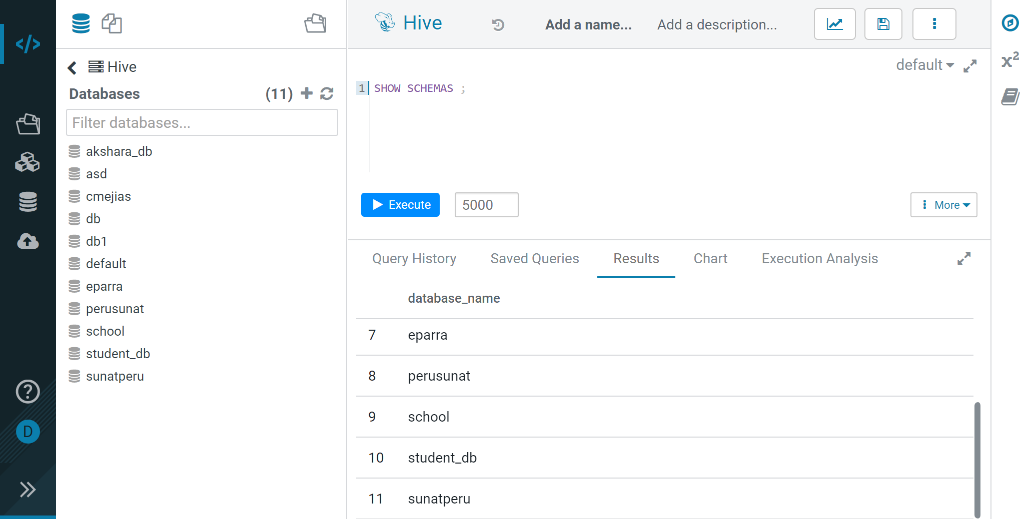 DDL COMMANDS in Apache Hive